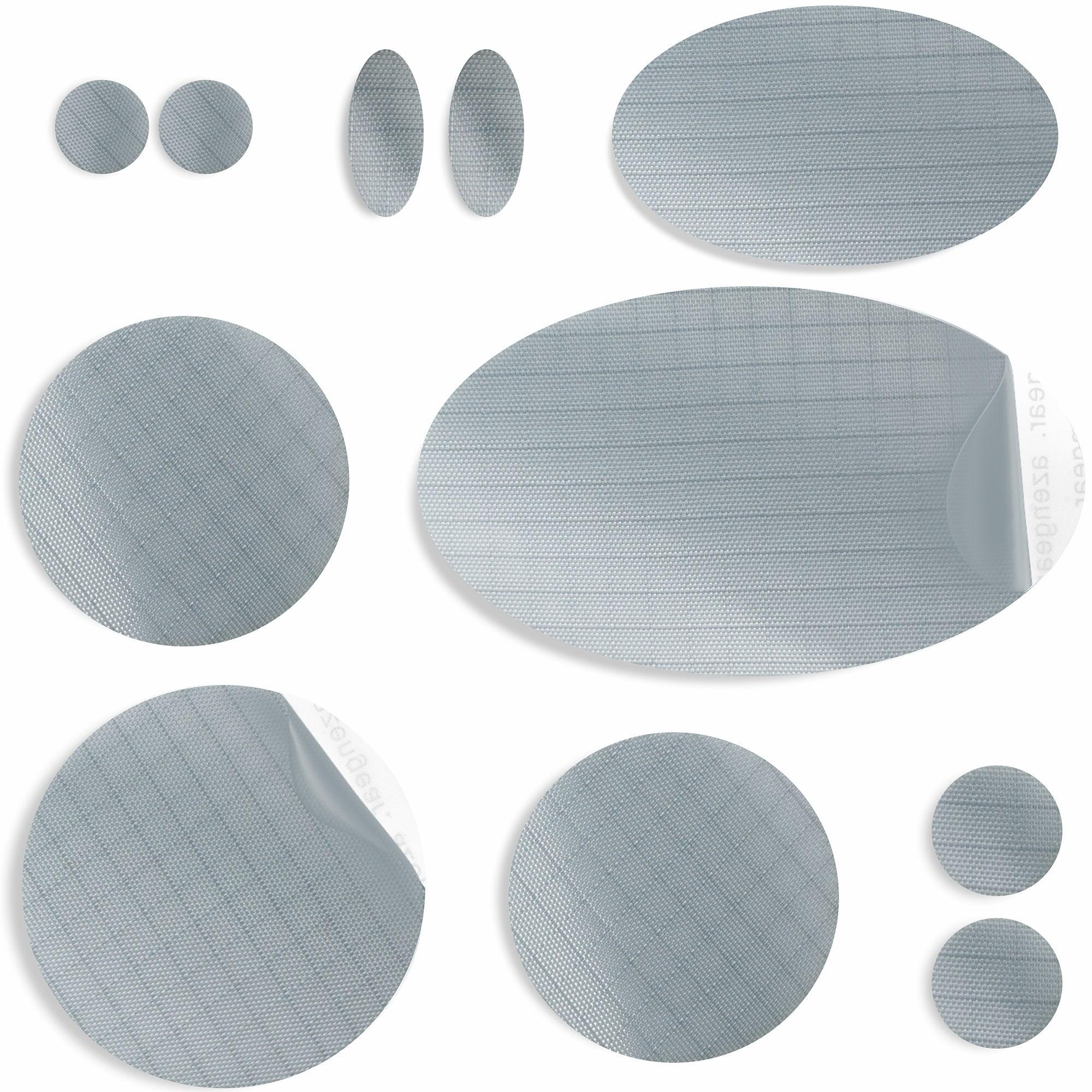 AZENGEAR Puffer Jacket Repair Patches | Waterproof, Self-Adhesive  (11Pcs, Silver)