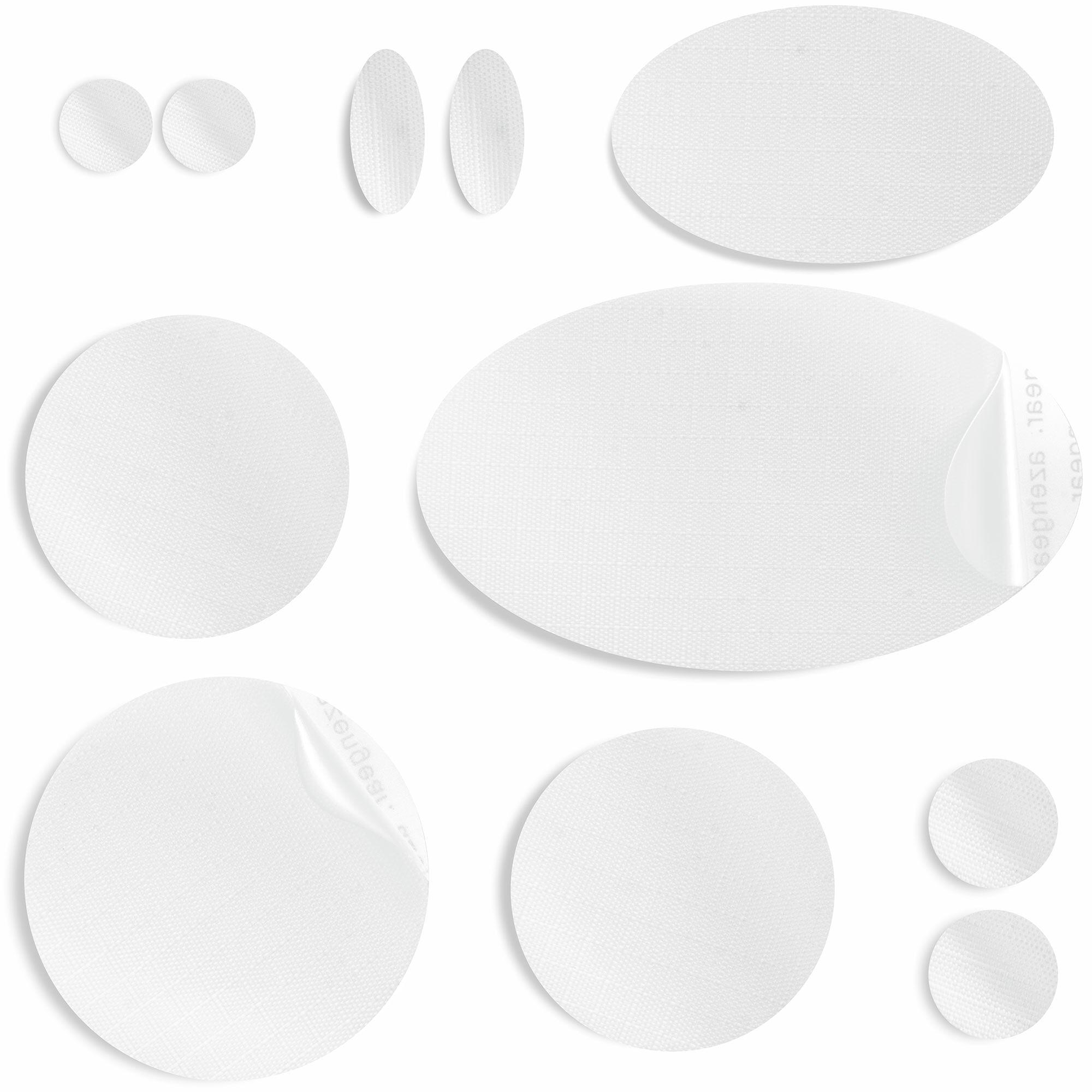 AZENGEAR Puffer Jacket Repair Patches | Waterproof, Self-Adhesive  (11Pcs, White)