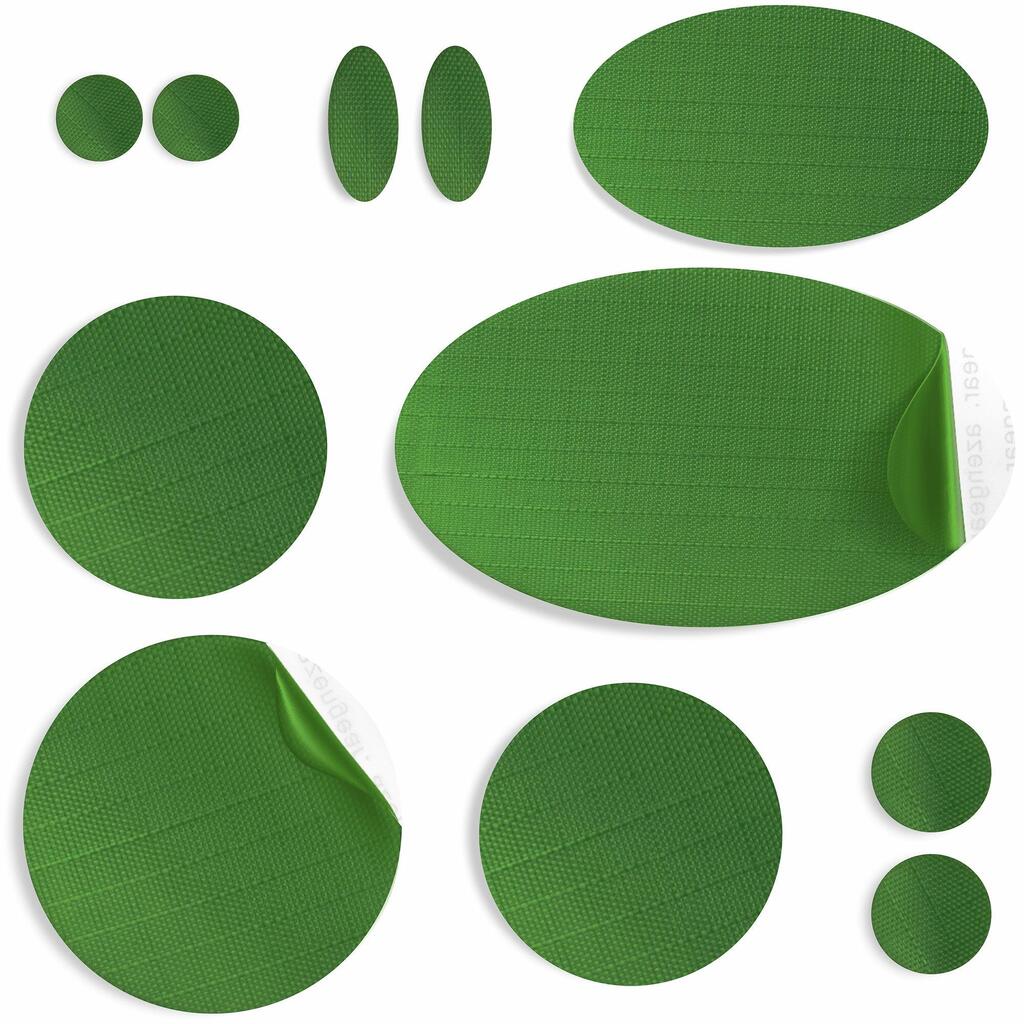 Self-Adhesive, Waterproof Repair Patches (11Pcs, Cool Green)