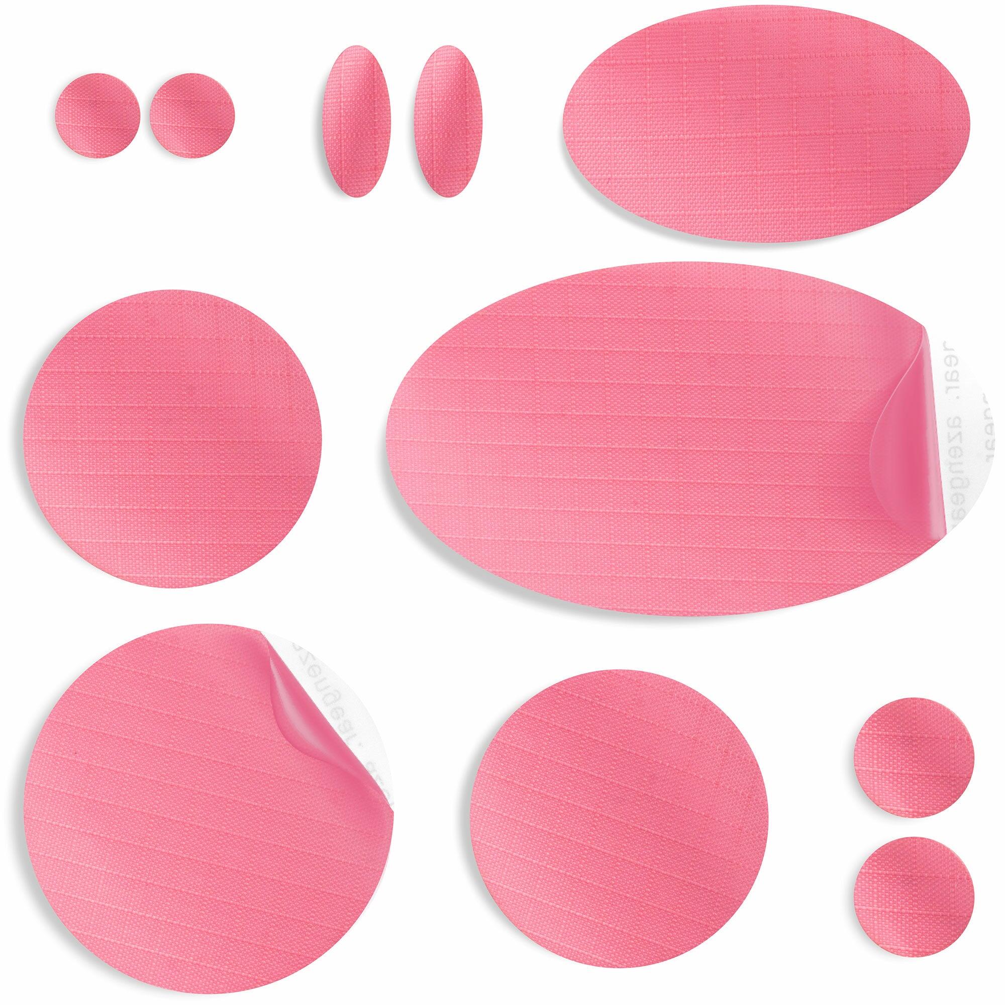 AZENGEAR Puffer Jacket Repair Patches | Waterproof, Self-Adhesive  (11Pcs, Pink)