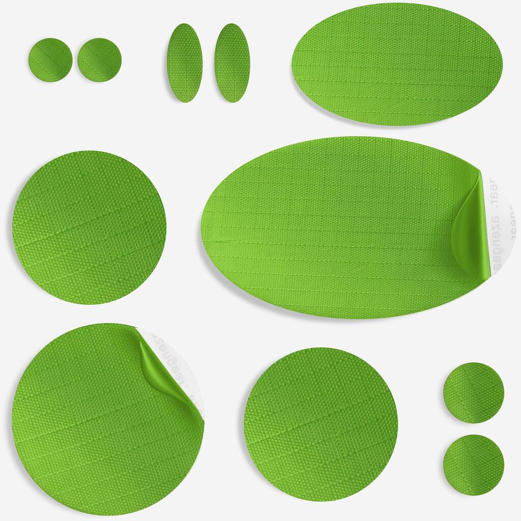 Self-Adhesive, Waterproof Repair Patches (11Pcs, Neon Green)