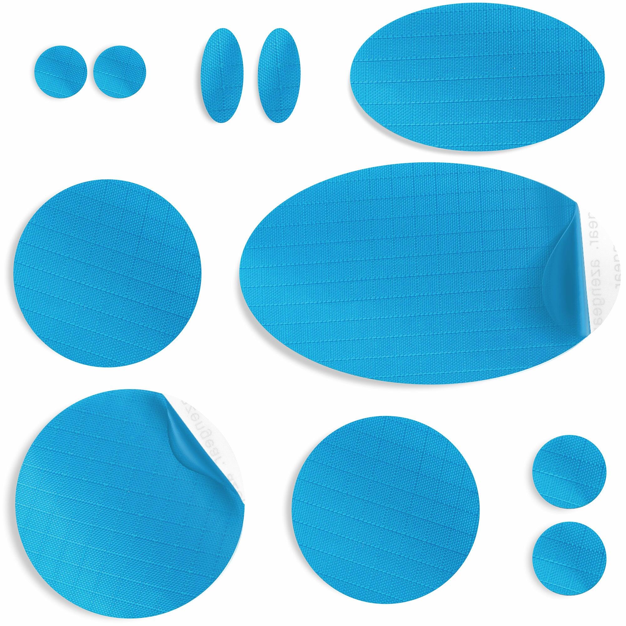 AZENGEAR Puffer Jacket Repair Patches | Waterproof, Self-Adhesive  (11Pcs, Turquoise)