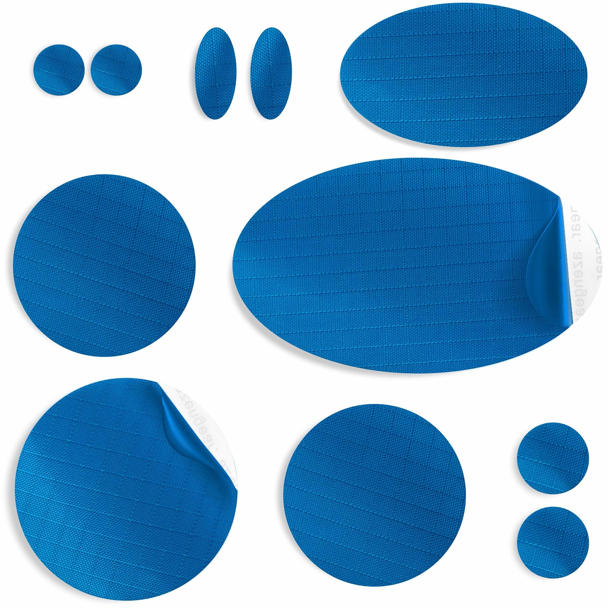 AZENGEAR Repair Patches for Jackets, Tents | Waterproof, Self-Adhesive  (11Pcs, Blue)