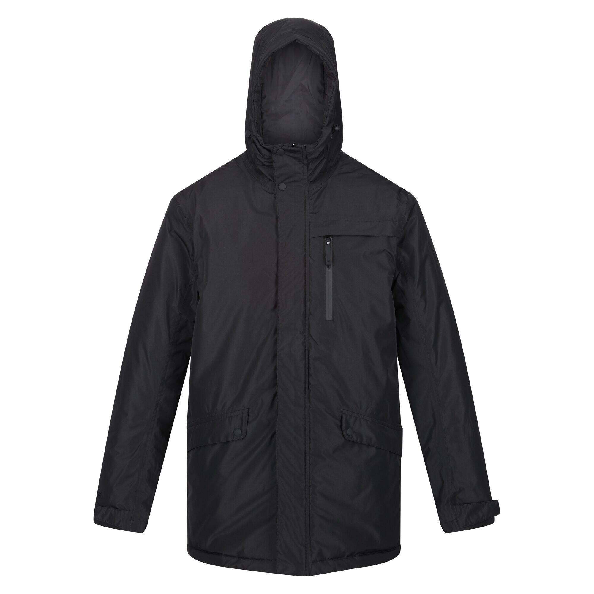REGATTA Mens Penbreak Waterproof Jacket (Black)