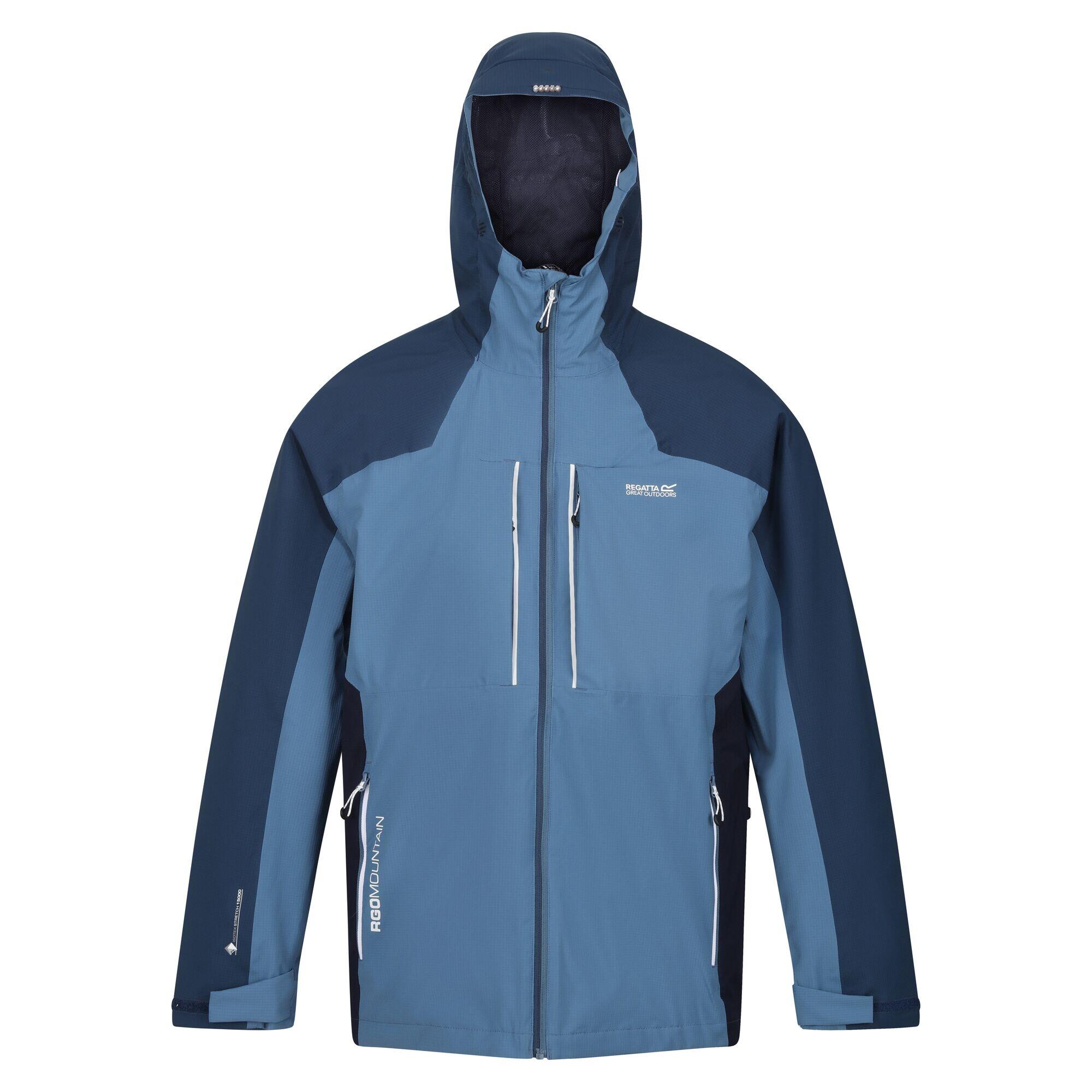 REGATTA Mens Raddick Waterproof Jacket (Stellar/Blue Wing)