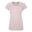 Regatta T-Shirt Leve Mesclado Corral Mulher Rosa-Pálido Sombrio