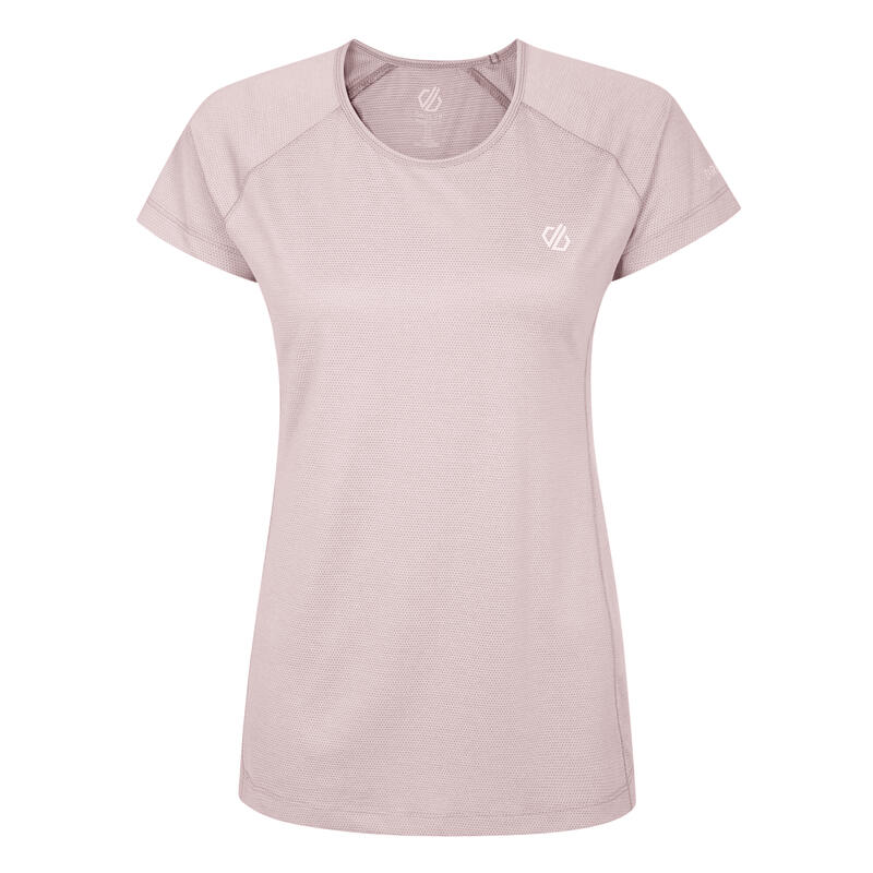 Regatta T-Shirt Leve Mesclado Corral Mulher Rosa-Pálido Sombrio