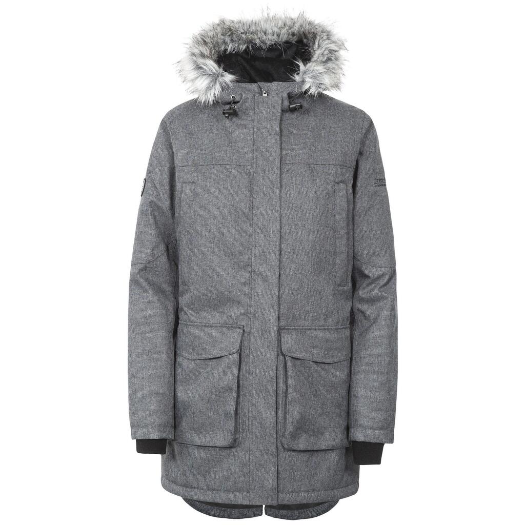 Womens/Ladies Thundery Waterproof Jacket (Black/Silver Grey)