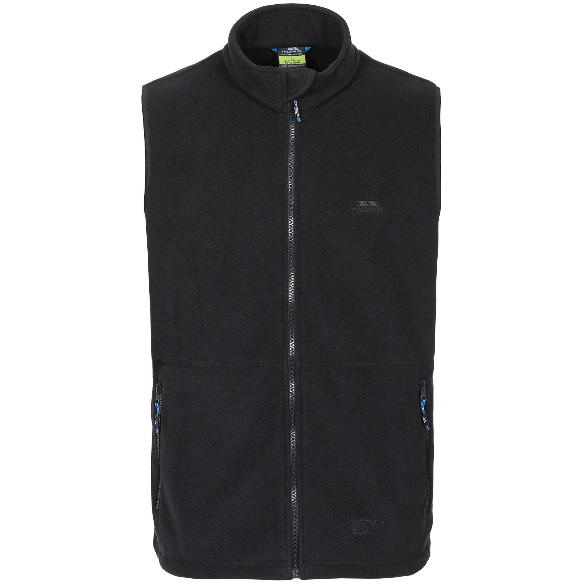 Heren Othos II Volledig Ritsvlies Gilet (Zwart) 1/5