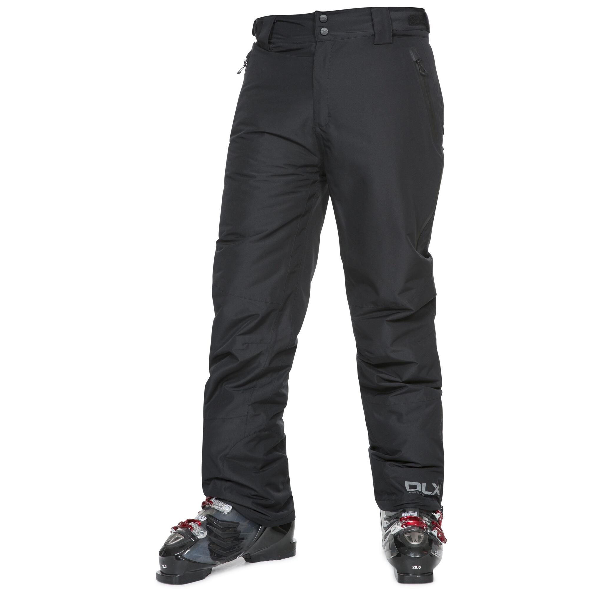TRESPASS Mens Coffman Waterproof Ski Trousers (Black)