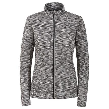 Trainingsjacke Indira, Langarm Damen Grau meliert
