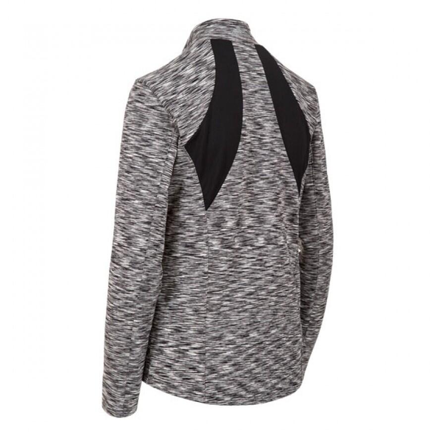 Trainingsjacke Indira, Langarm Damen Grau meliert 2/4