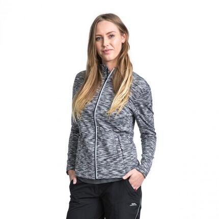 Trainingsjacke Indira, Langarm Damen Grau meliert