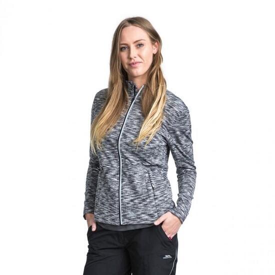 Trainingsjacke Indira, Langarm Damen Grau meliert