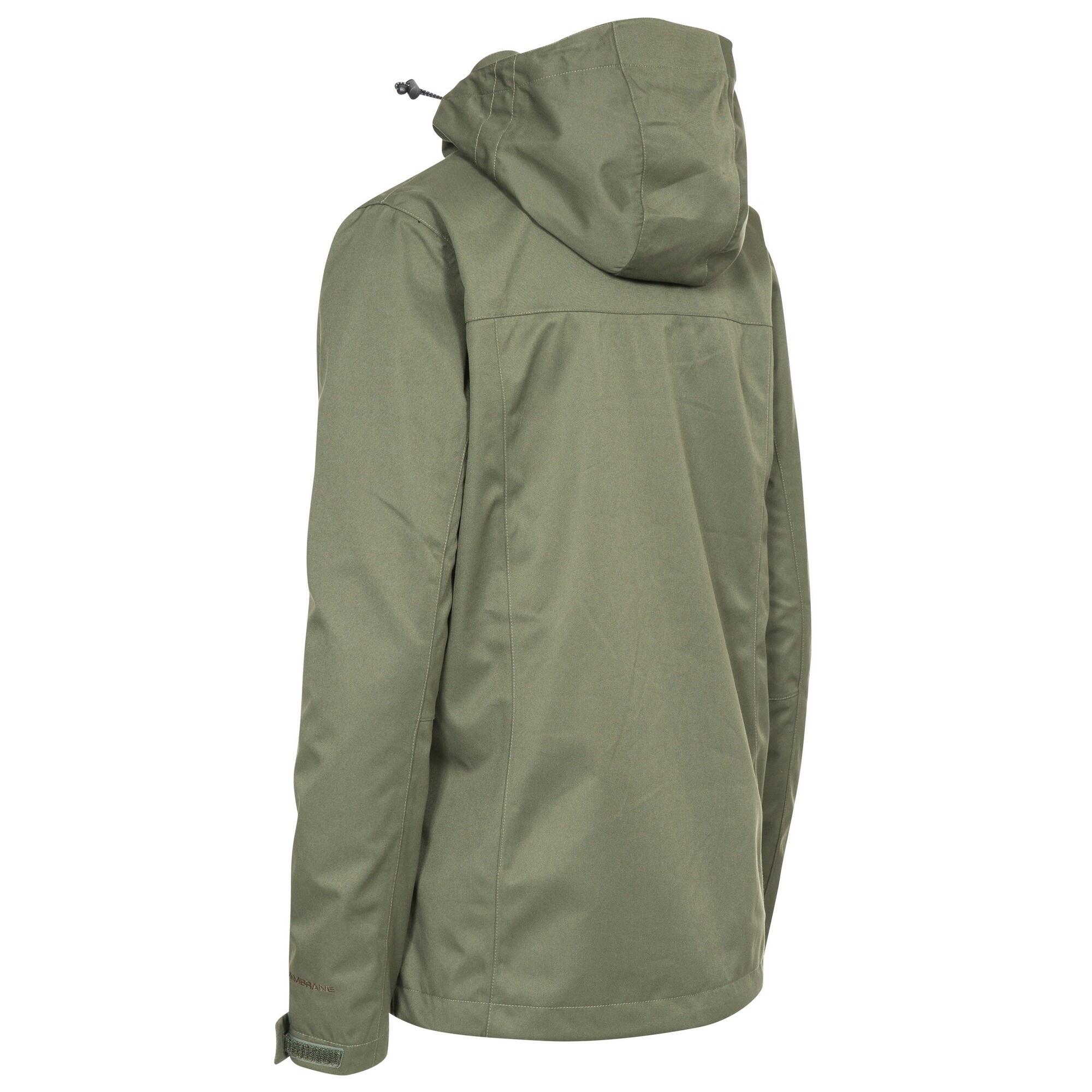 Women's EMESON DLX waterproof jacket (khaki)