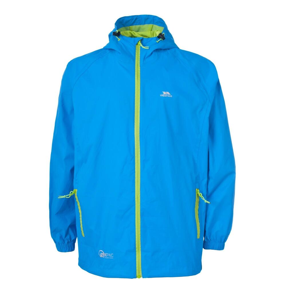 Unisex Adult Qikpac Waterproof Jacket (Cobalt)
