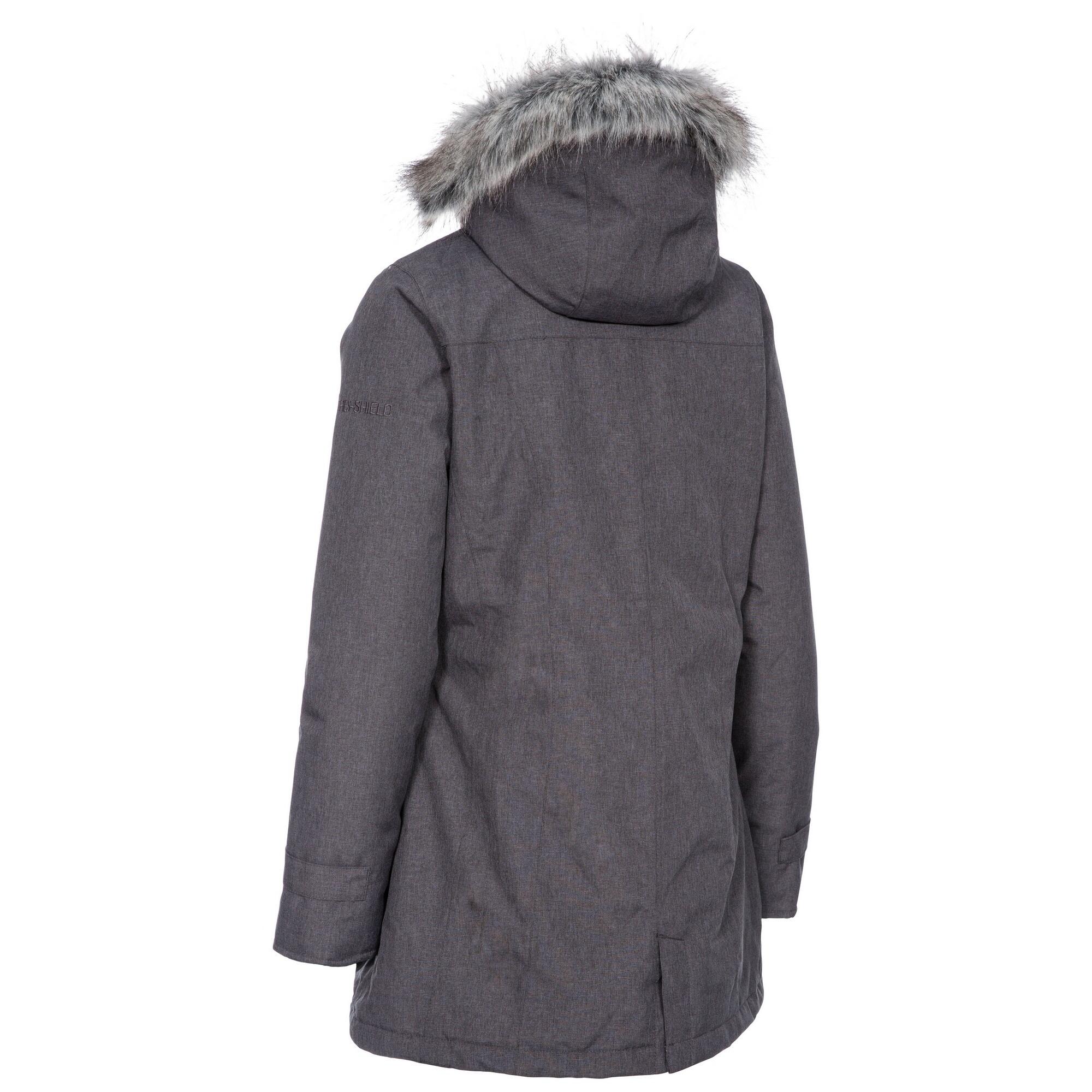 Outdoorjacke Daybyday mit Kapuze, wasserdicht Damen Schwarz 2/4
