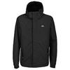 Tresspass Chaqueta impermeable acolchada modelo Donelly par ahombre Negro