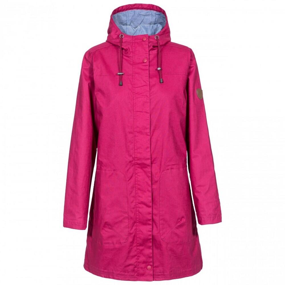 Women's SPRINKLED raincoat (Dark pink)