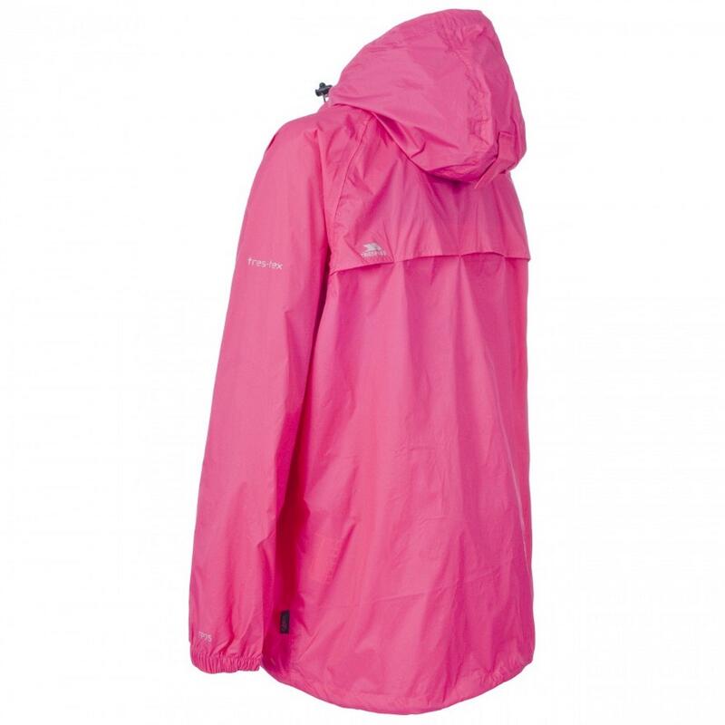 Qikpac Unisex Regenjacke, wasserfest Damen und Herren Pink