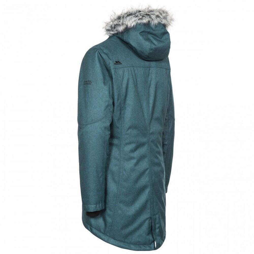 Women's THUNDERY jacket (Teal blue/Gray)