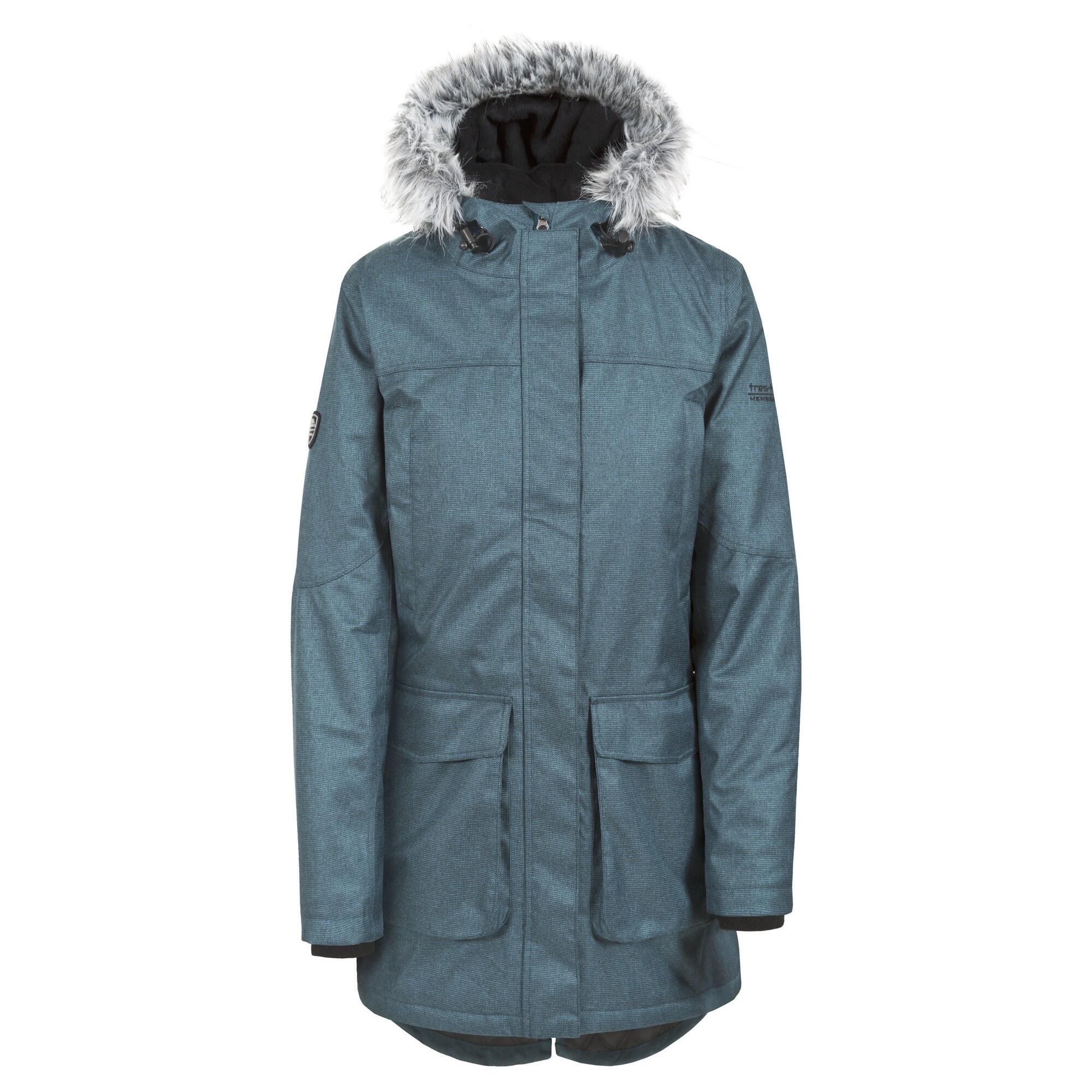 Women's THUNDERY jacket (Teal blue/Gray)