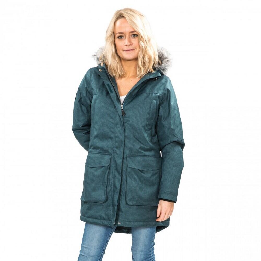 Women's THUNDERY jacket (Teal blue/Gray)