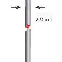 Alpina Spokes 13-262 without nipple for everyday use