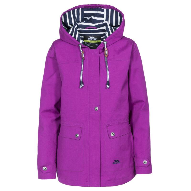 Outdoorjacke Seawater wasserdicht, mit Kapuze Damen Violett