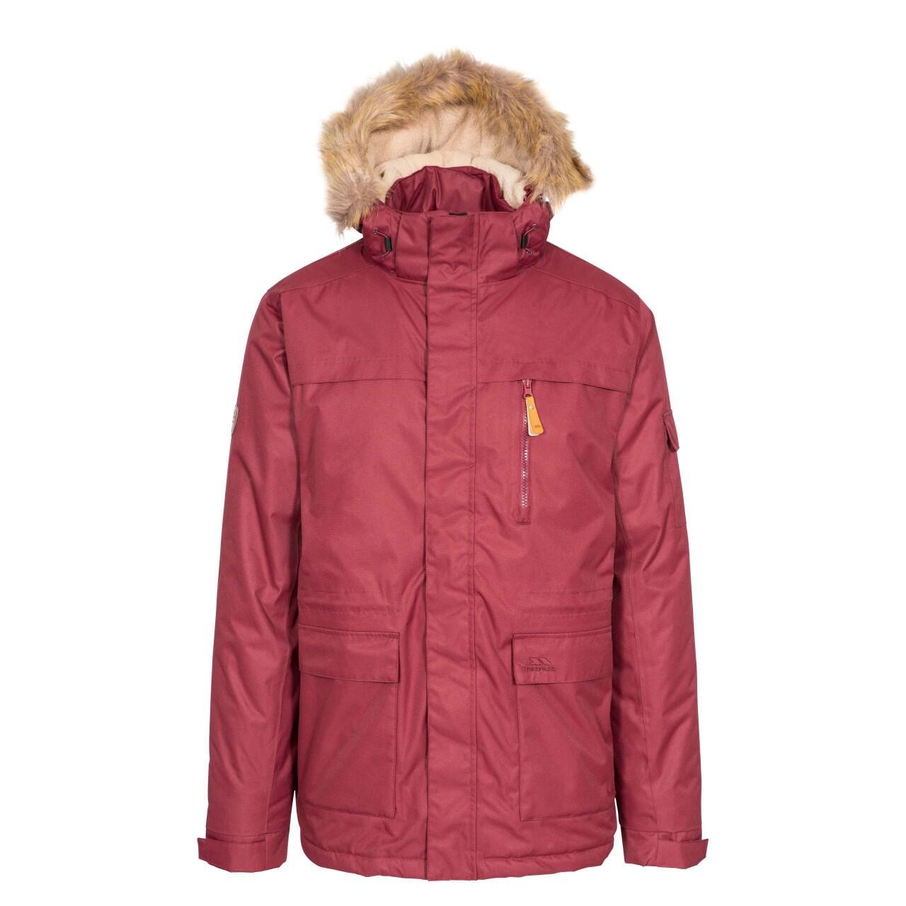 TRESPASS Mens Mount Bear Parka Jacket (Prune)