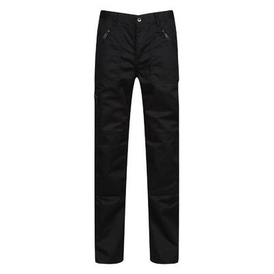 Heren pro action waterdichte broek lang (34in) (verkeer zwart)