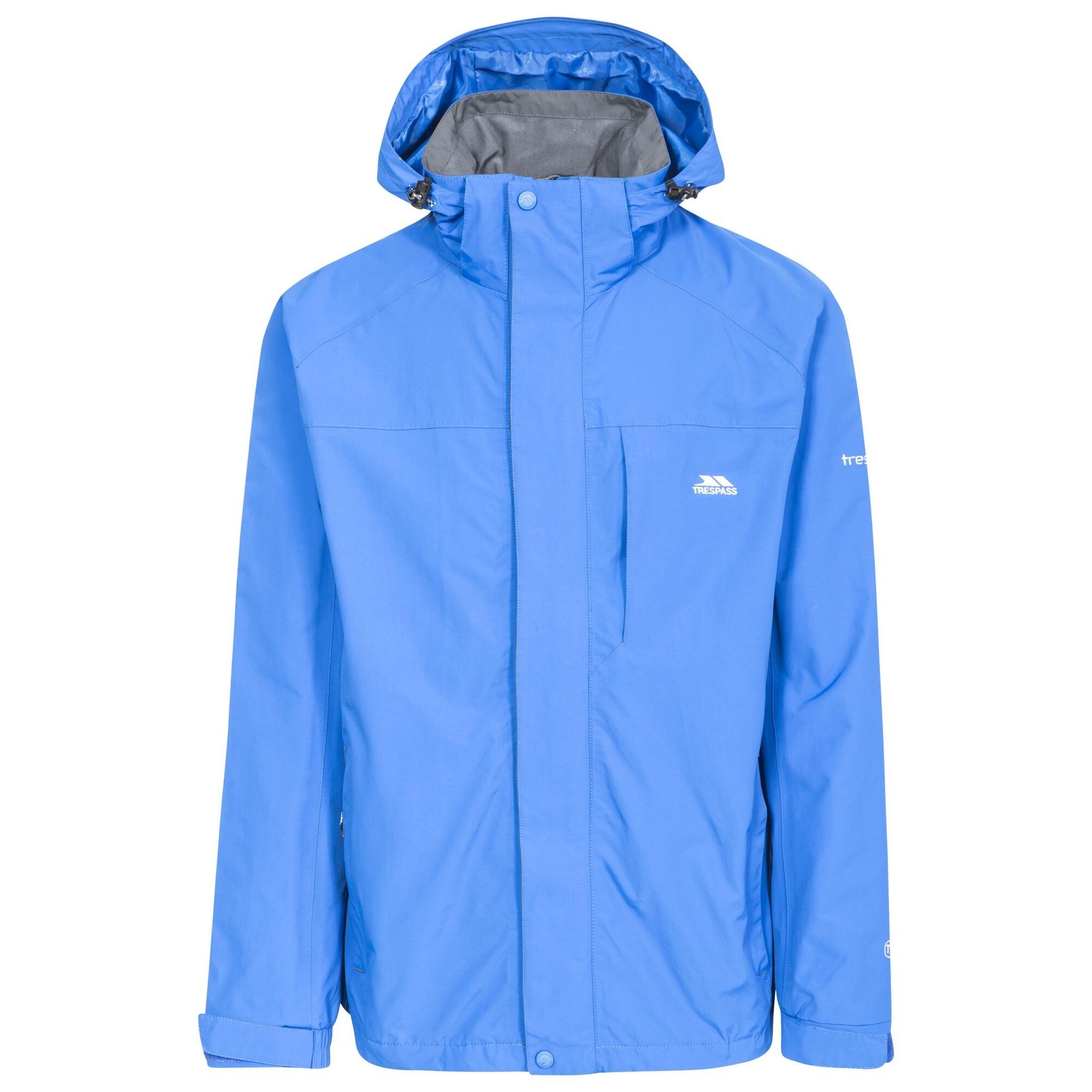 TRESPASS Mens Edwards II Waterproof Jacket (Blue)