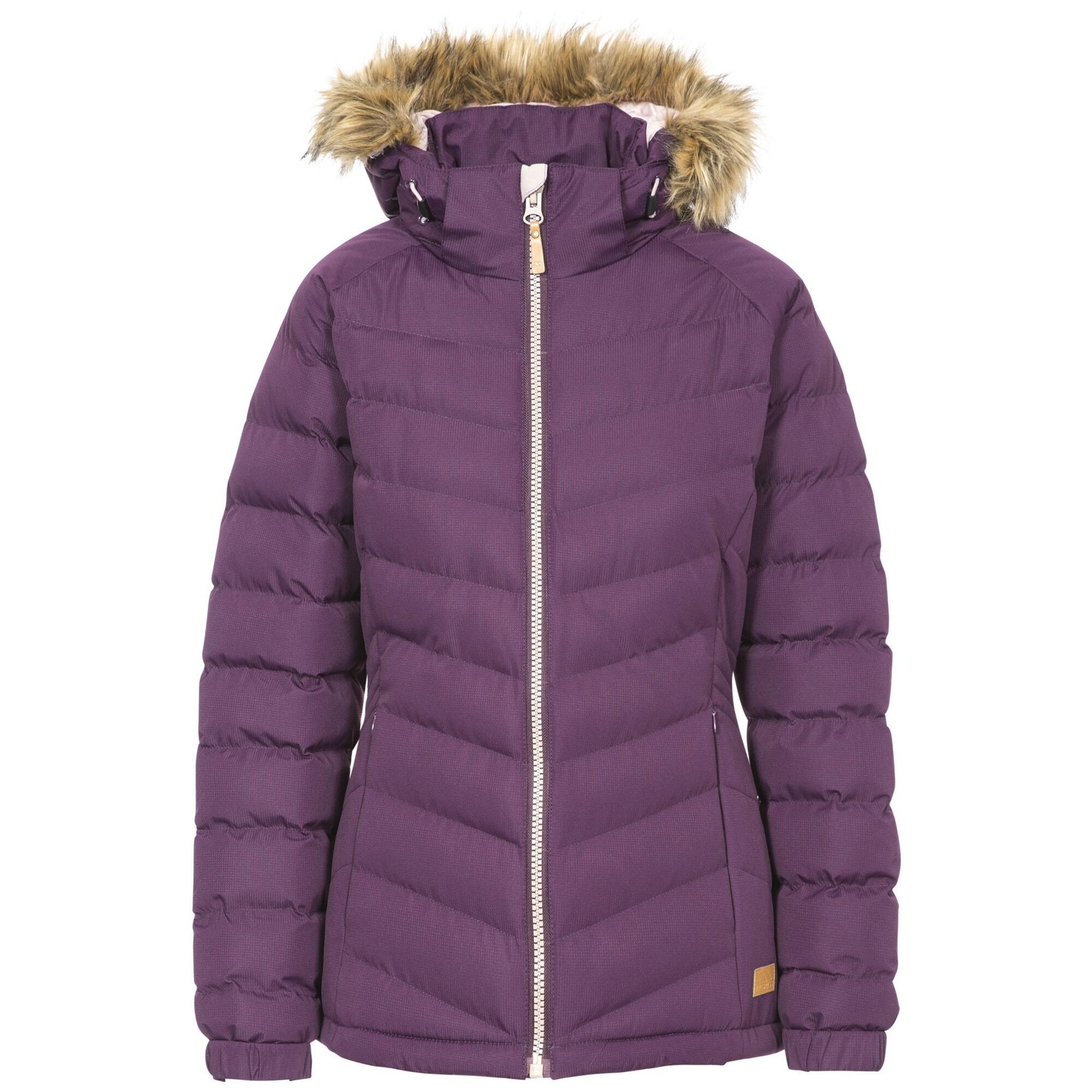 TRESPASS Womens/Ladies Nadina Waterproof Padded Jacket (Potent Purple)