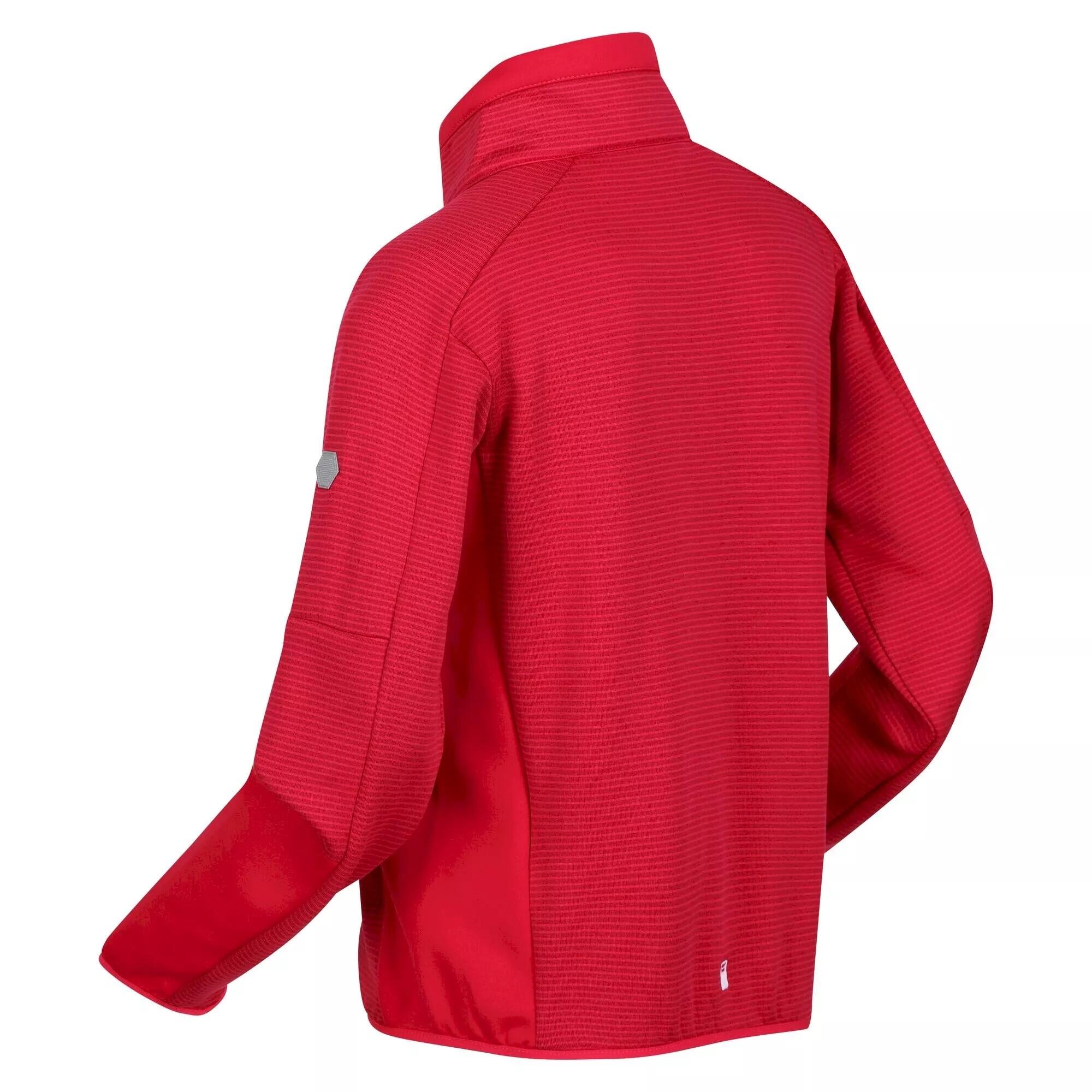 Childrens/Kids Highton III Full Zip Fleece Jacket (Berry Pink/Pink Potion) 4/5