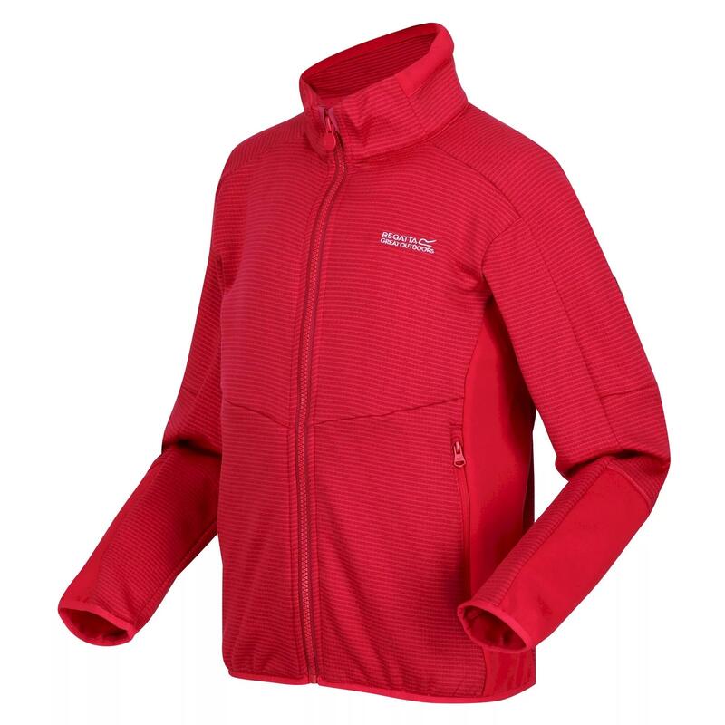 Veste polaire HIGHTON Enfant (Rose foncé / Rose fluo)