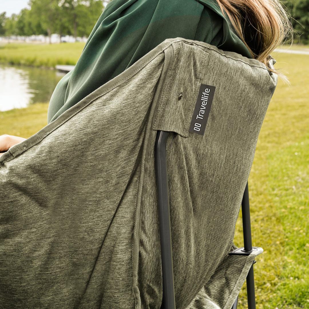 Travellife Lago stoel cross moss green 2/4