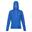 Dames Textured Fleece Full Zip Hoodie (Lapis Blauw/Sonisch Blauw)