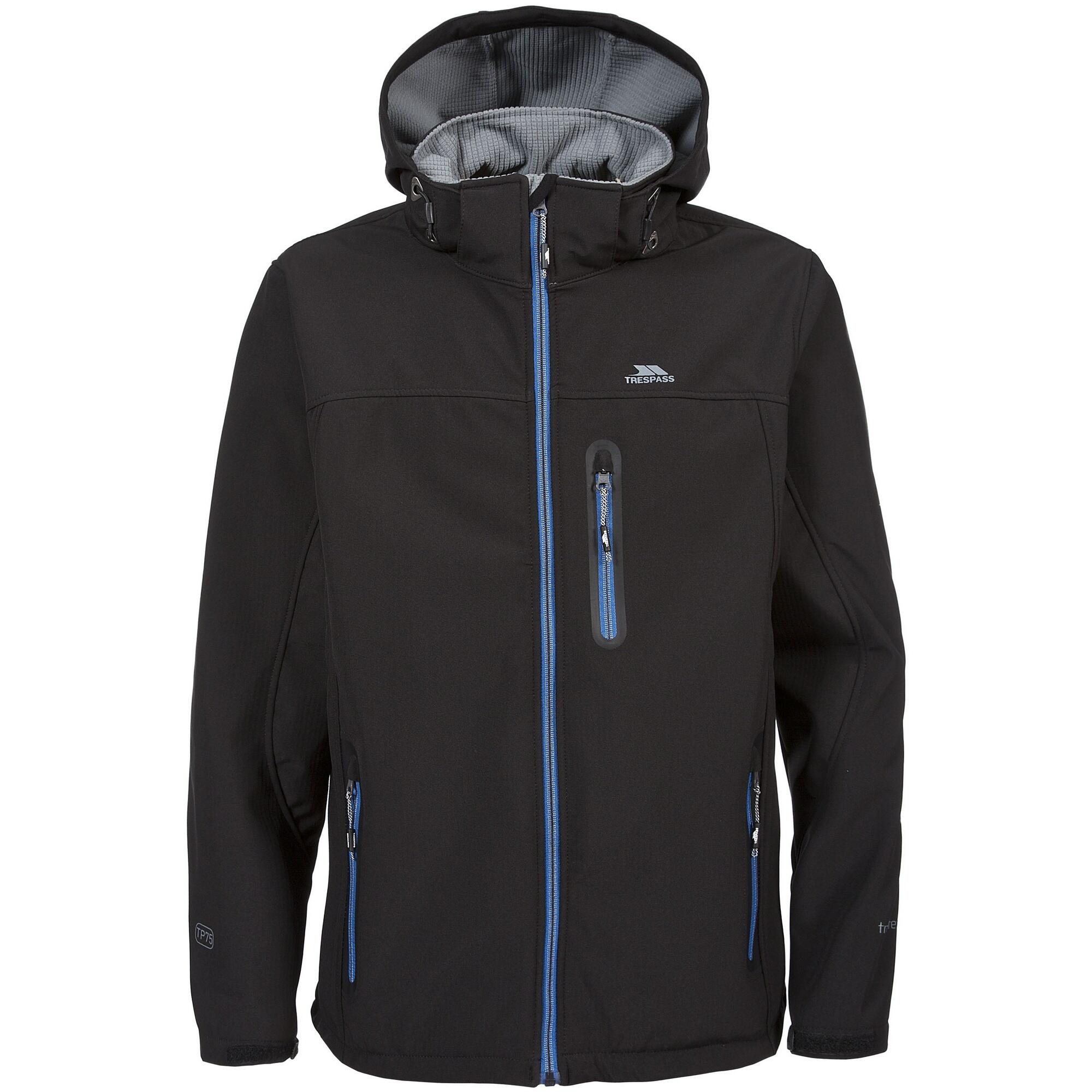 Uomo Giacca softshell impermeabile HEBRON (nero)