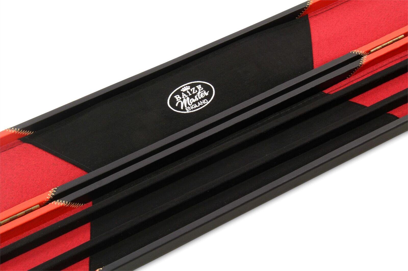 Baize Master 1 Piece WIDE RED ARROW Snooker Pool Cue Case - Holds 3 Cues 6/7