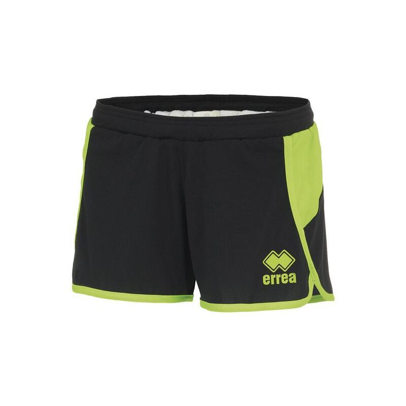 Errea Shima Broek Ad 08180 Zwart Groen_Fluo Volwassenen