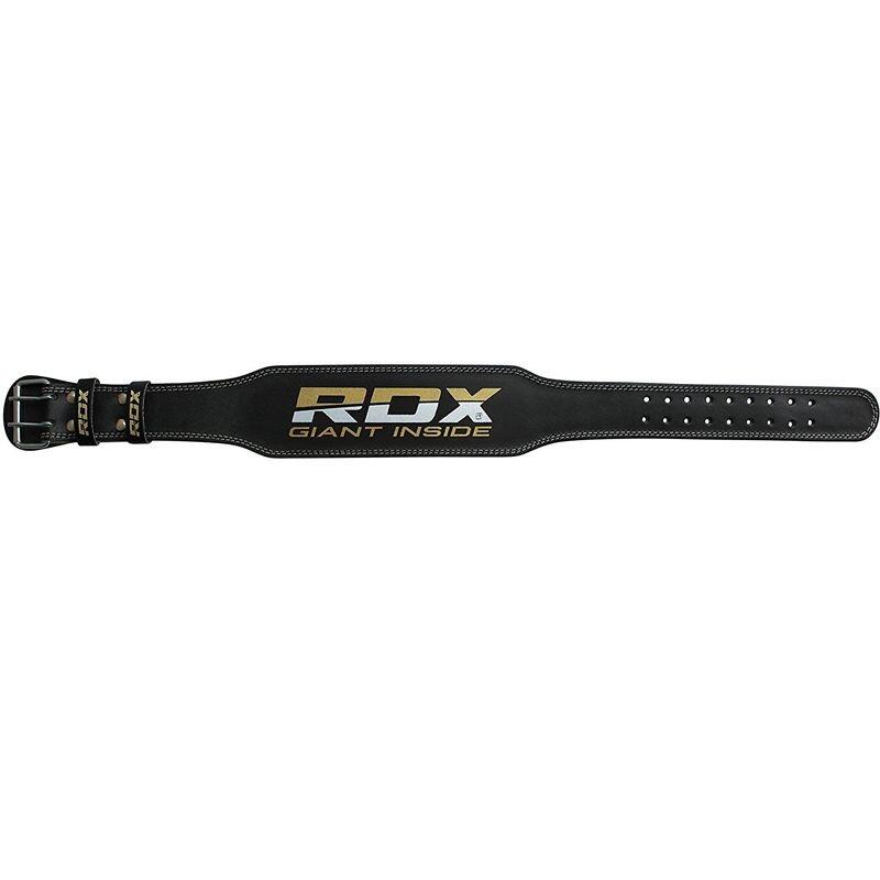 Pas kulturystyczny ze skóry RDX Sports 4“ WBS-4RB