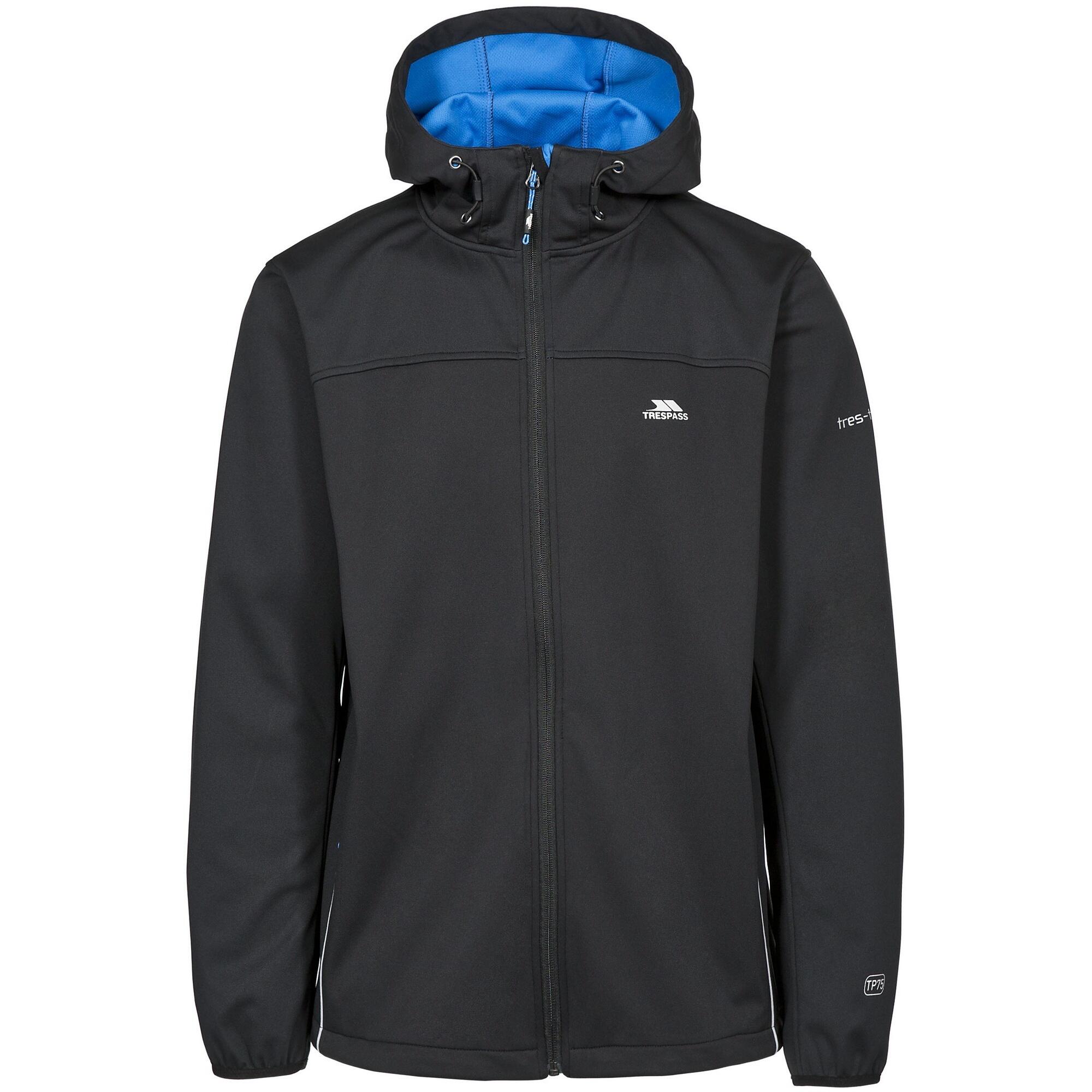 Uomo Zeek Giacca softshell impermeabile (nero)