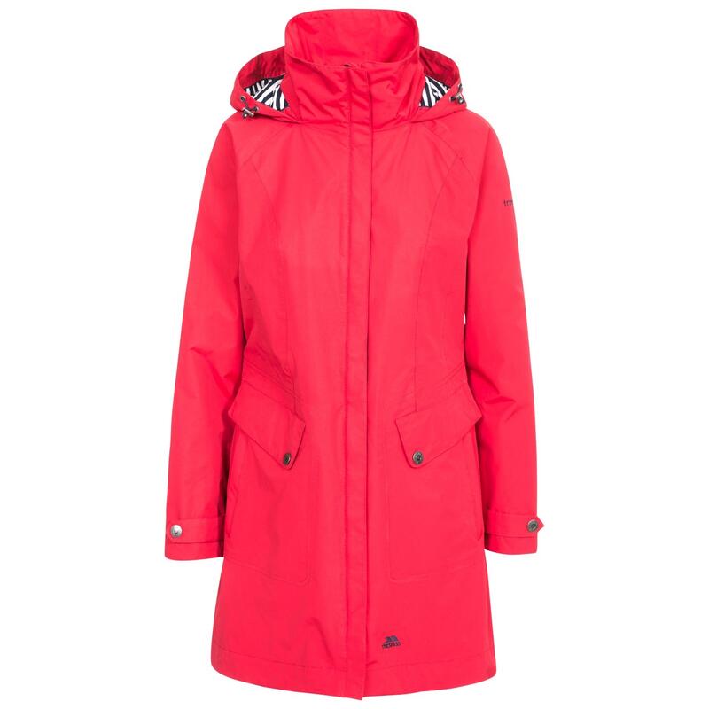 Regenjacke Rainy Day wasserfest, mit Kapuze Damen Rot