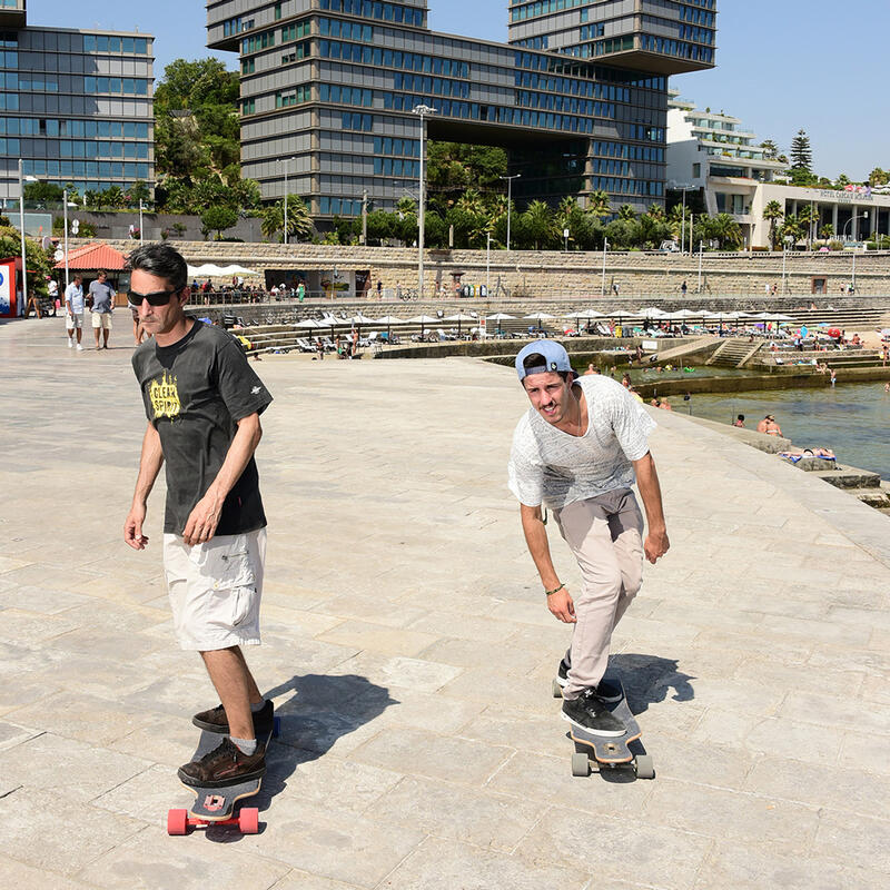 Longboard Drop Through Freeride 39 Curve Bahamut