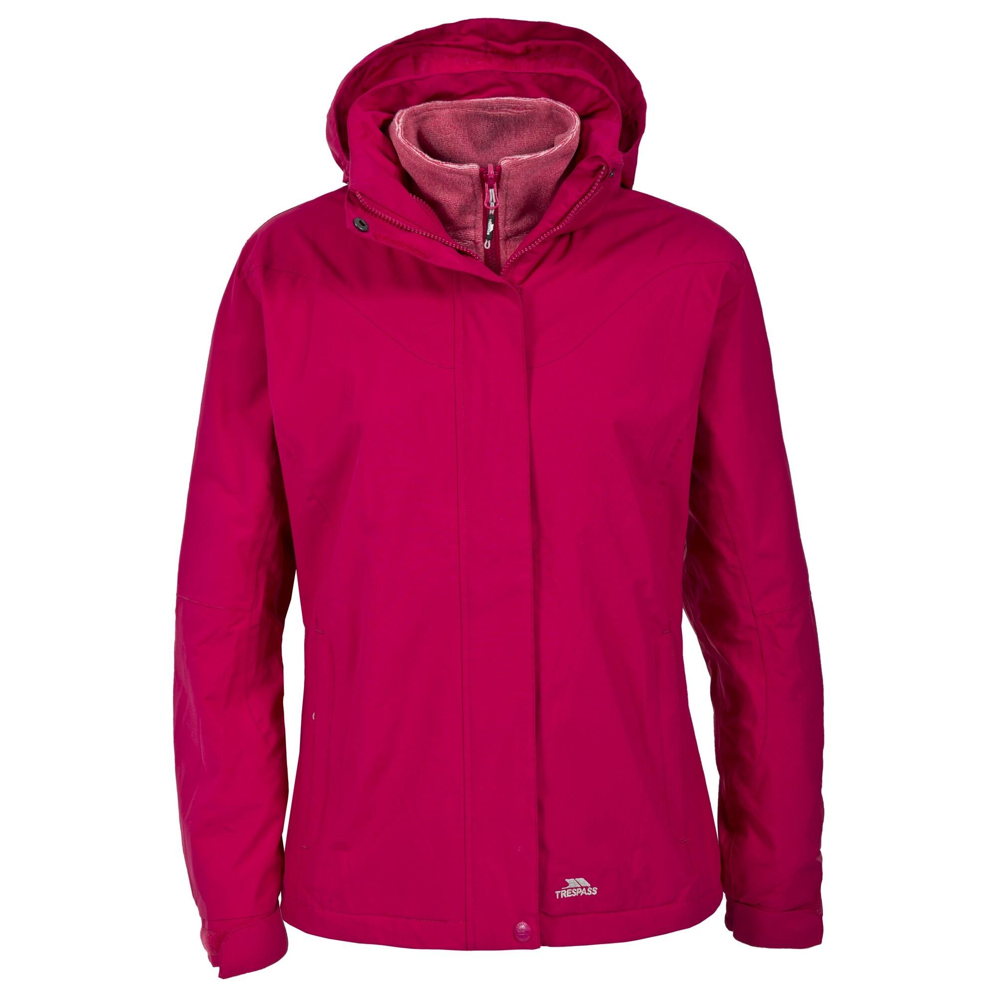 Madalin Women's 3in1 waterproof jacket (Cherry)