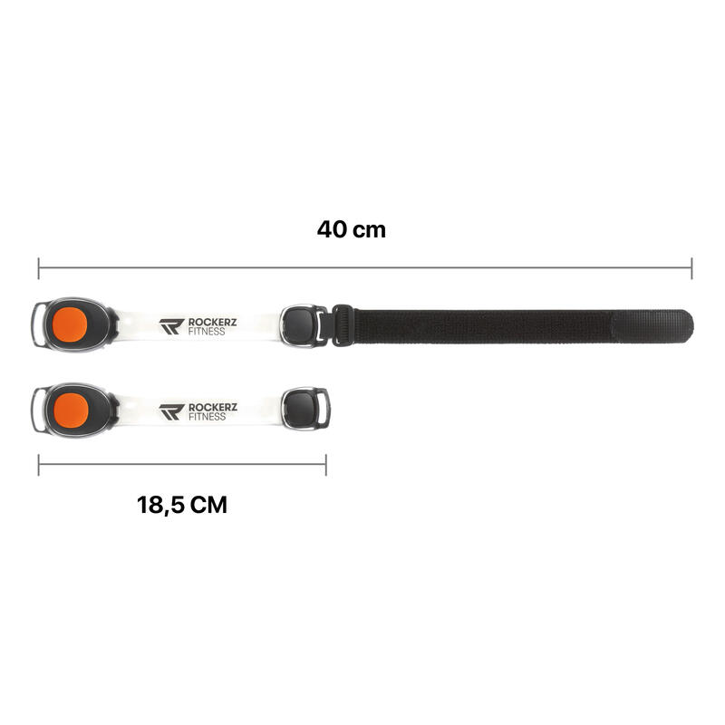 Hardloop verlichting - Hardloop lampjes - LED - Oranje - Voor om je armen
