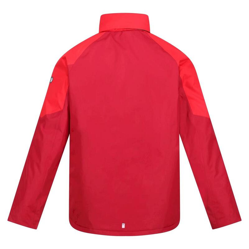 Chaqueta Impermeable Calderdale para Hombre Rojo Oscuro, Rojo Chino