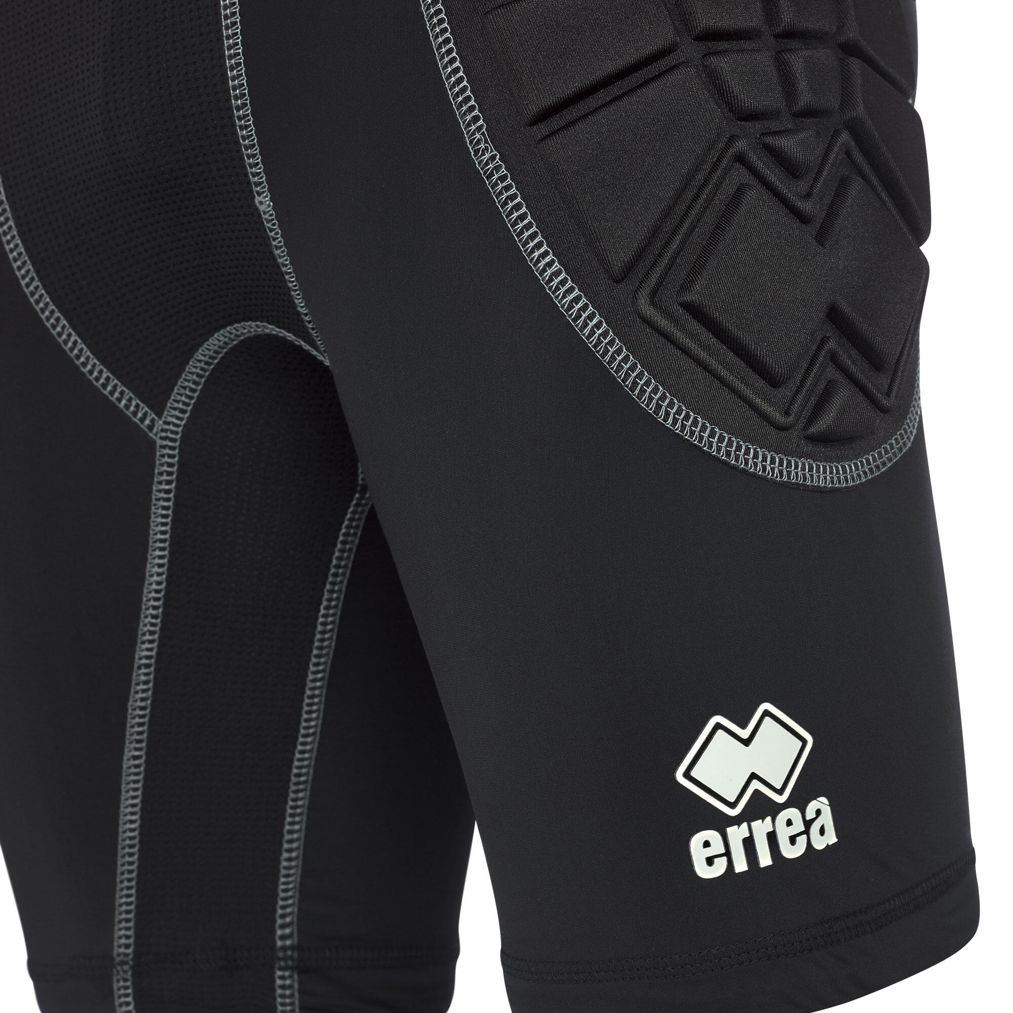 Pantaloni Portiere Errea Cayman 3/4 - Bermuda Da Calcio Nero Taglia XXL