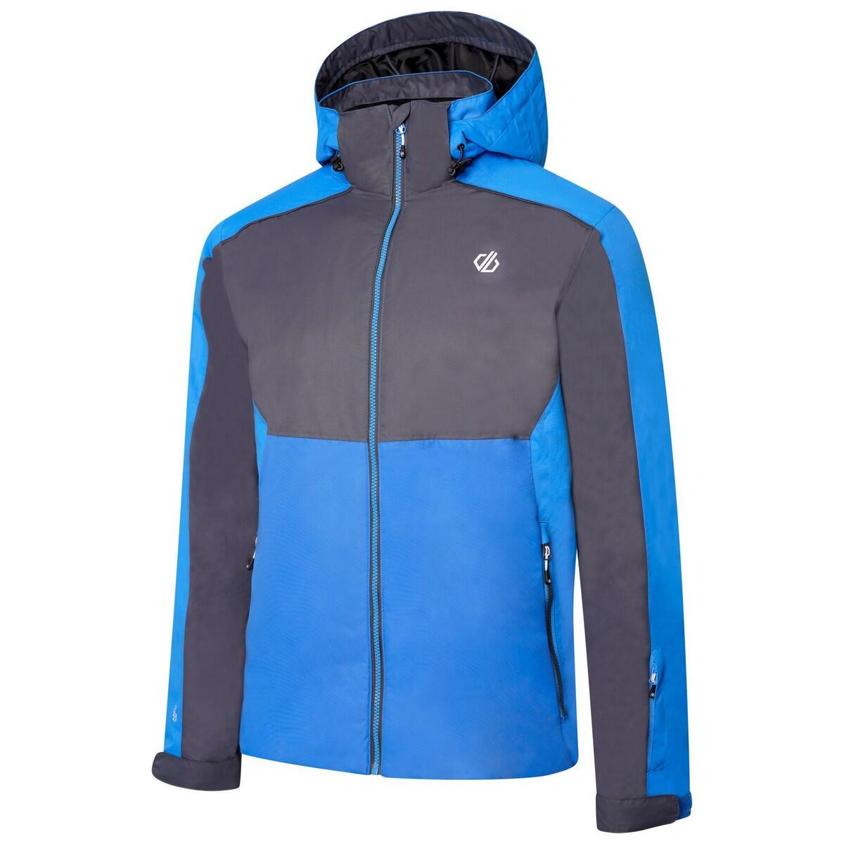 DARE 2B Mens Observe II Waterproof Ski Jacket (Athletic Blue/Ebony Grey)