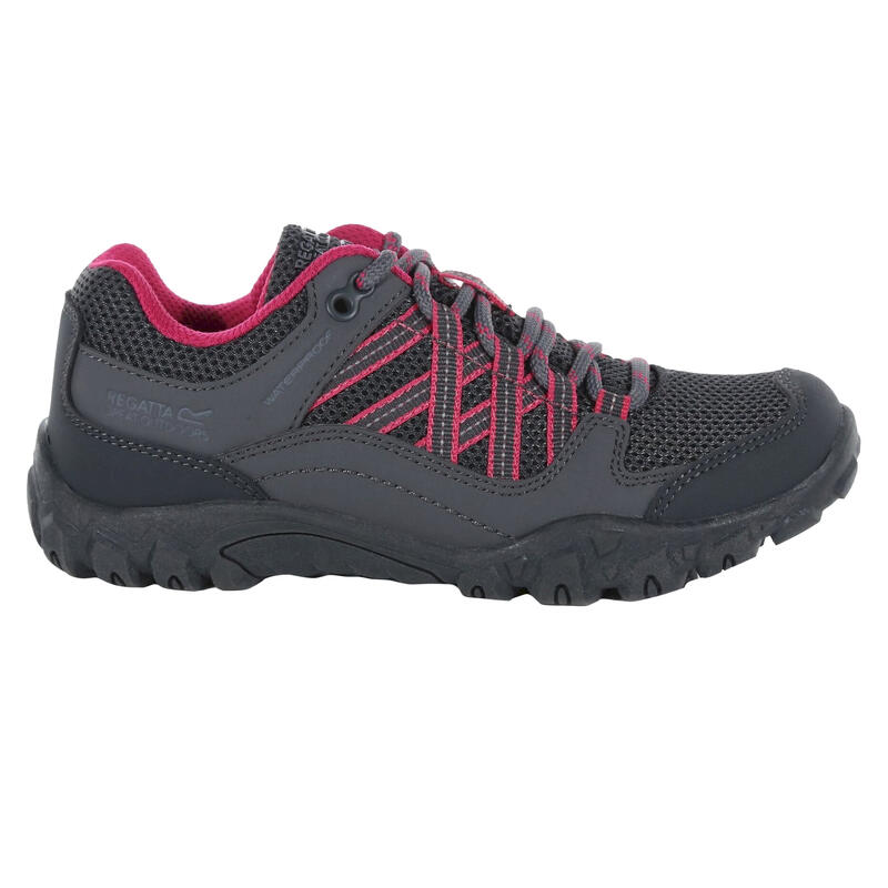 Scarpe Da Passeggio Impermeabile Bambini Regatta Edgepoint Acciaio Pink Fusion